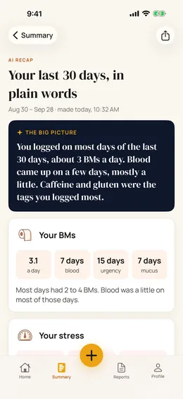AI recap: your last 30 days, in plain words