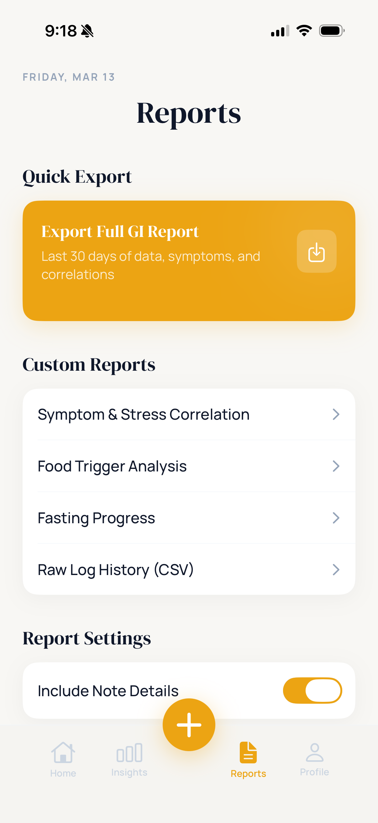 Doctor-ready health report